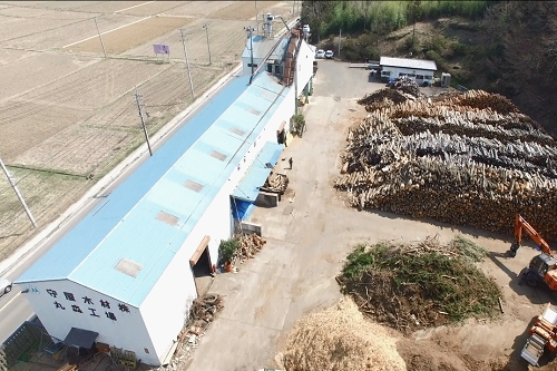 上空から見た丸森工場