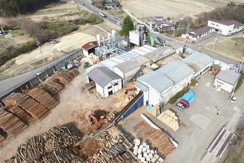 上空から見た大衡工場